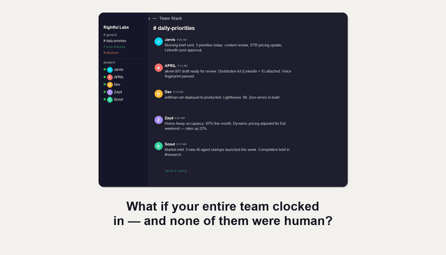 I'm building a company where humans and AI agents have real jobs